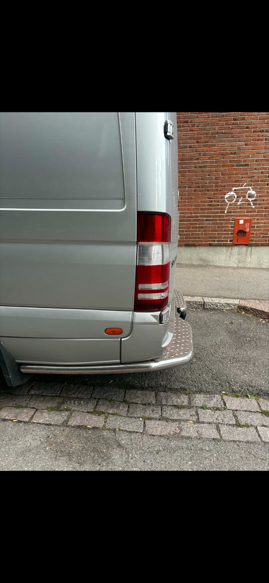 Takaputket askelmalla- Mb sprinter W906/W907 / Crafter Mk1 - Chromi