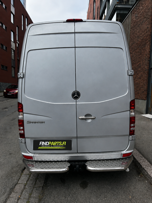 Takaputket askelmalla- Mb sprinter W906/W907 / Crafter Mk1 - Chromi